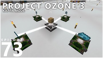 Project Ozone 3 Kappa Mode - CAPACITOR AUTOMATION [E73] (Modded Minecraft Sky Block)
