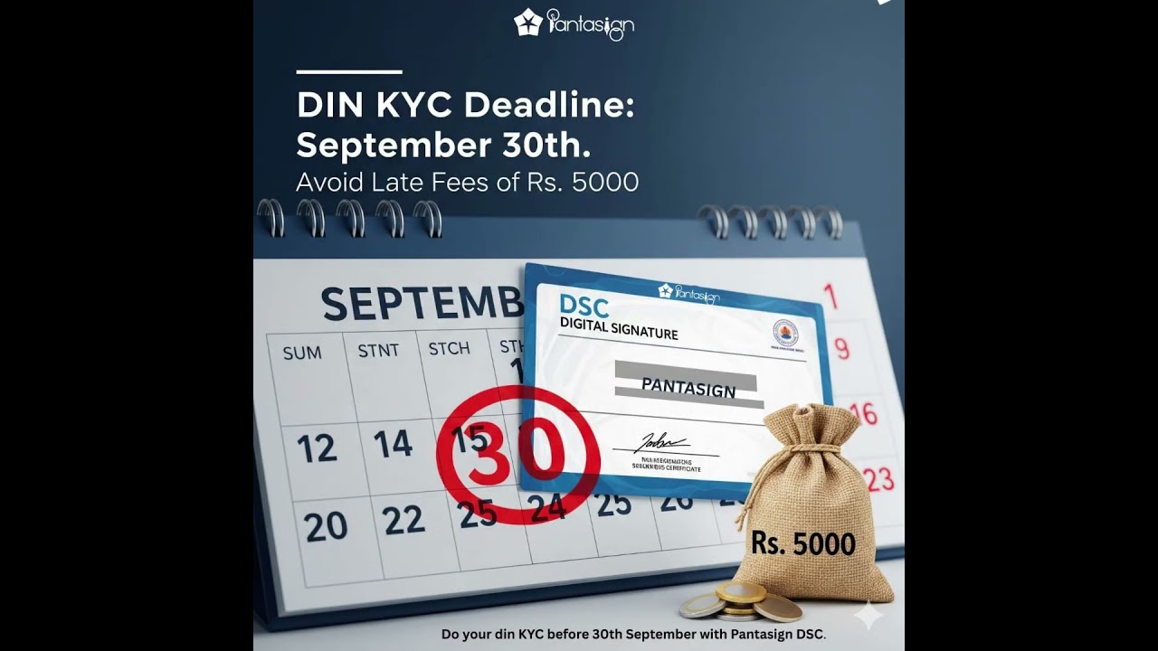 ⚡ DIN KYC Made Easy with Pantasign DSC! ⚡