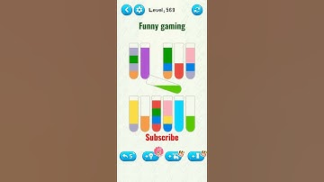 water sort puzzle game level 569 #numpuz #mobilegame #funnygaming #water #sort #alllevel #shorts