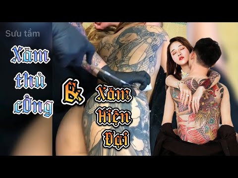 Video Sự Khách Biệt Xăm Thủ Công Và Hiện Đại| Xăm Hình Nghệ... - youtube