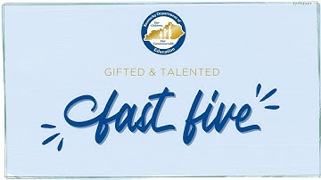 Gifted & Talented: Fast Five ( March 2019)