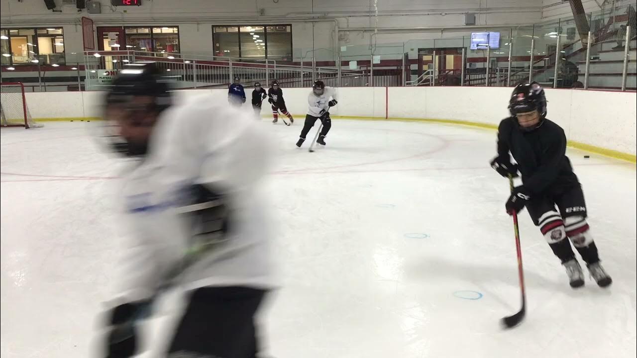 MINOR HOCKEY DRILL U9 Skating Station With Progressions YouTube