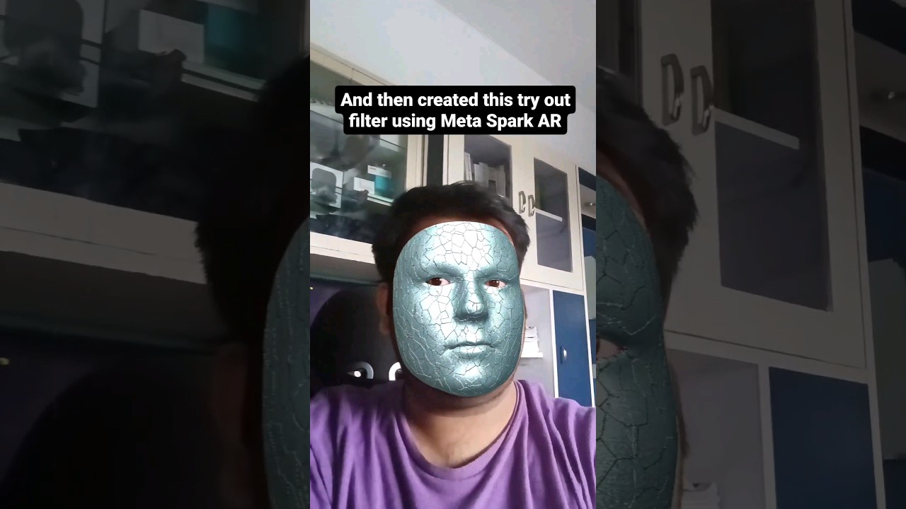 Cracked Metal Face Effect 😉 