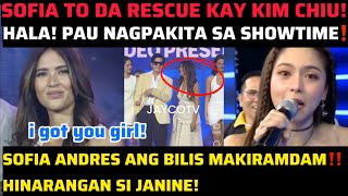 SOFIA ANDRES TO DA RESCUE KAY KIM CHIU‼️ANG BILIS MAKIRAMDAM‼️PAU NASA SHOWTIME?! 