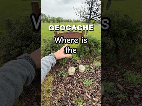 Geocaching in the rain!  #hiddengems #geocaching