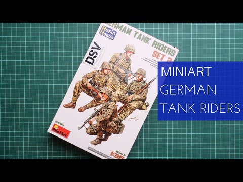 Video: MiniArt 1/35 German Tank Riders Set 2 – němečtí tankisté, resinové hlavy (5 figurek)