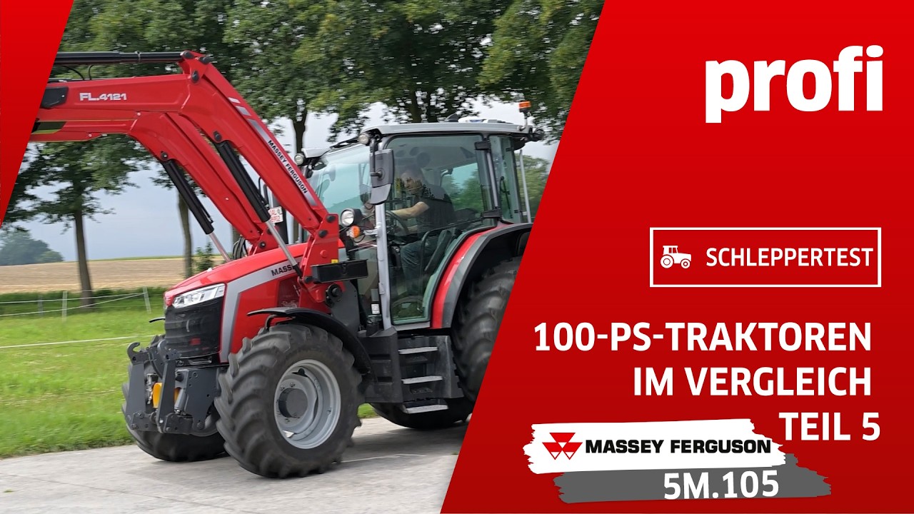 Massey Ferguson 5M.105 im 100-PS-Traktorenvergleich: Teil 5 | profi #Praxistest