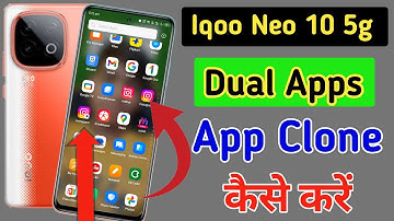 Iqoo Neo 10 5g dual app setting/Iqoo Neo 10 app clone setting/How To Create Dual App Setting In iqoo
