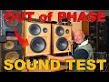OUT of PHASE vs IN PHASE SPEAKER CONNECTION Vintage Rare Unique TESLA BOOKSHELF SPEAKERS Sound Test
