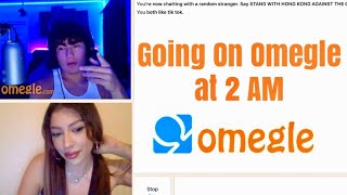 Going On Omegle At 2AM…