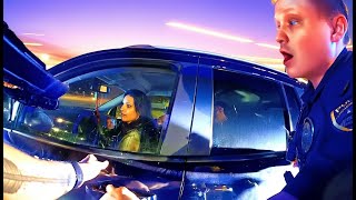 Lady Refuses To Get Out Of Her Car, Ends Badly