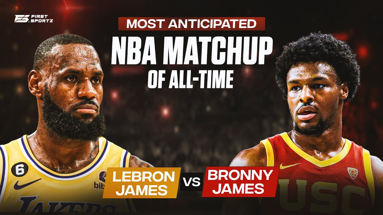 MOST ANTICIPATED NBA MATCHUP OF ALL TIME Bronny James vs LeBron James