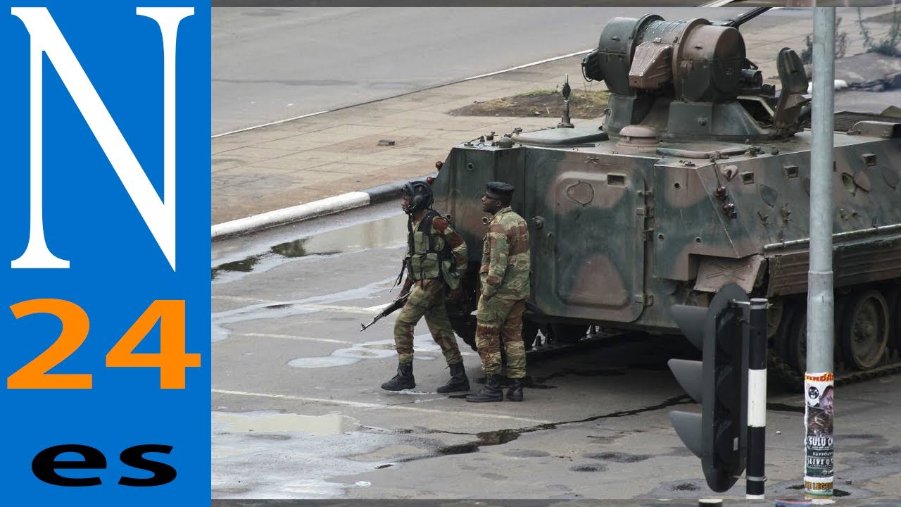 Tensión en Zimbabue ante un aparente golpe de Estado - YouTube