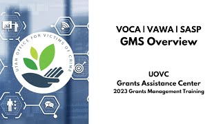 GMS Overview | UOVC GMT 2023