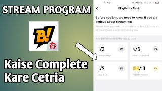 Booyah Stream Program Kaise Join Kare & Stream Program cetria ko complete kaise kare | screenshot 5