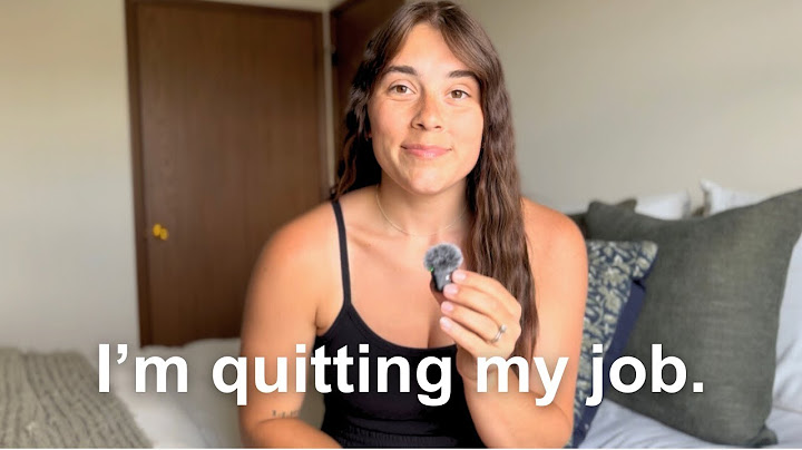 I'm quitting my job...a big life update
