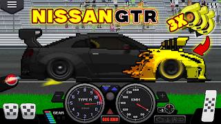 Triple Turbo Nissan GTR R35 in Pixel Car Racer! screenshot 5