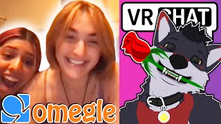 Omegle Ruined Our Dinner Date - Vrchat Furries Invade Omegle