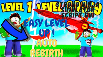 Strong Ninja Simulator Script GUI | Auto Rebirth | Strength