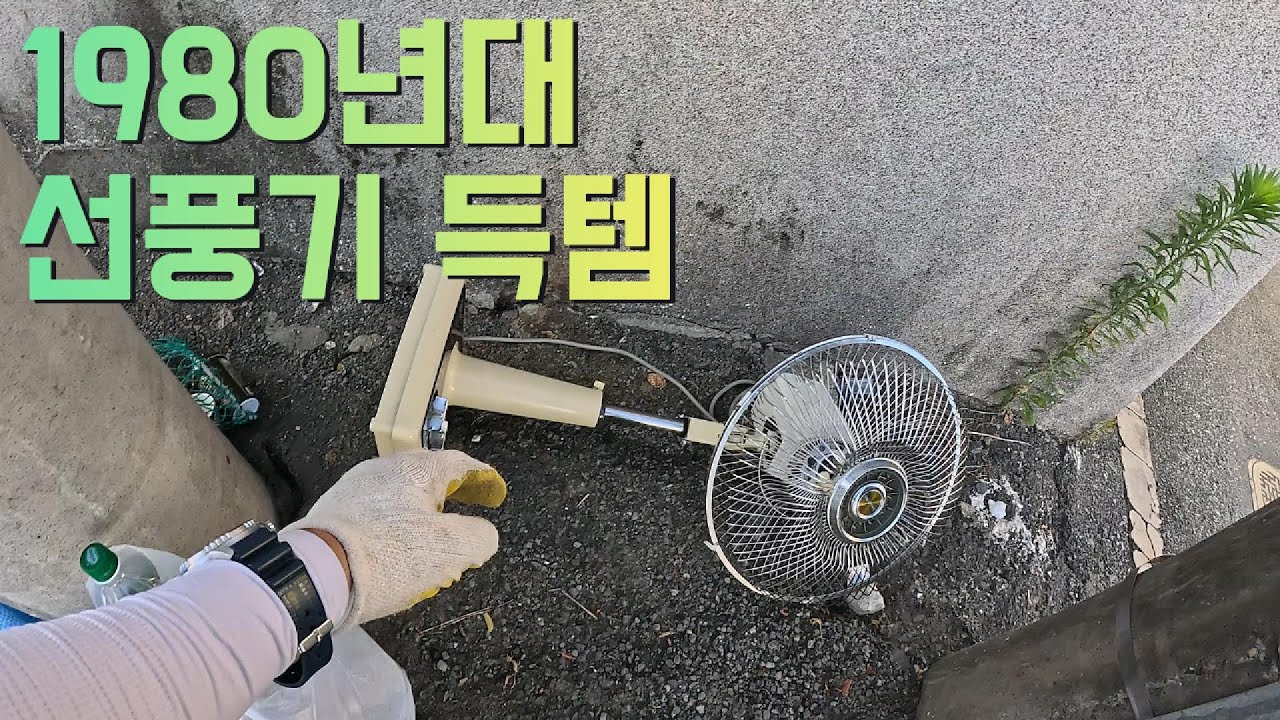 40년넘은 선풍기 주웠어요~!!