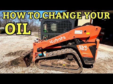 Kubota SVL 75-2 Oil Change / Save Time and Money by Doing it Yourself
