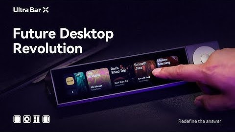 Meet the UltraBar X: Modular. Smart. Your Desktop Command Center That Transforms Productivity!