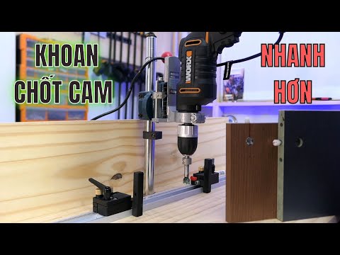 Video Cách khoan liên kết chốt cam NHANH HƠN cho XƯỞNG NHỎ... - youtube