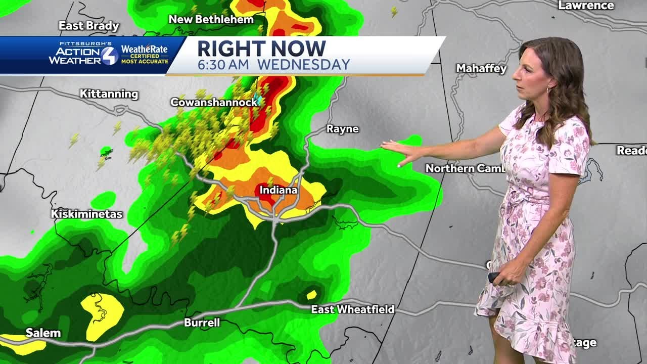 Impact Day: Scattered Rain and Storms Return to Western PA - YouTube