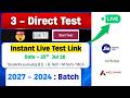 🔥3 - Direct Test Hiring 2025 | 2027, 2026, 2025 Batch Hiring Off Campus | hire me plz