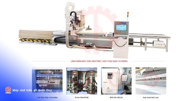 MÁY CNC NESTING 1325 THAY DAO TỰ ĐỘNG GẤP ĐÔI NĂNG SUẤT | Máy CNC Nesting | Quốc Duy