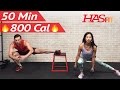 50 Min Total Body Strength Workout with Weights - Full Strength Training for Women Men Home Dumbbell