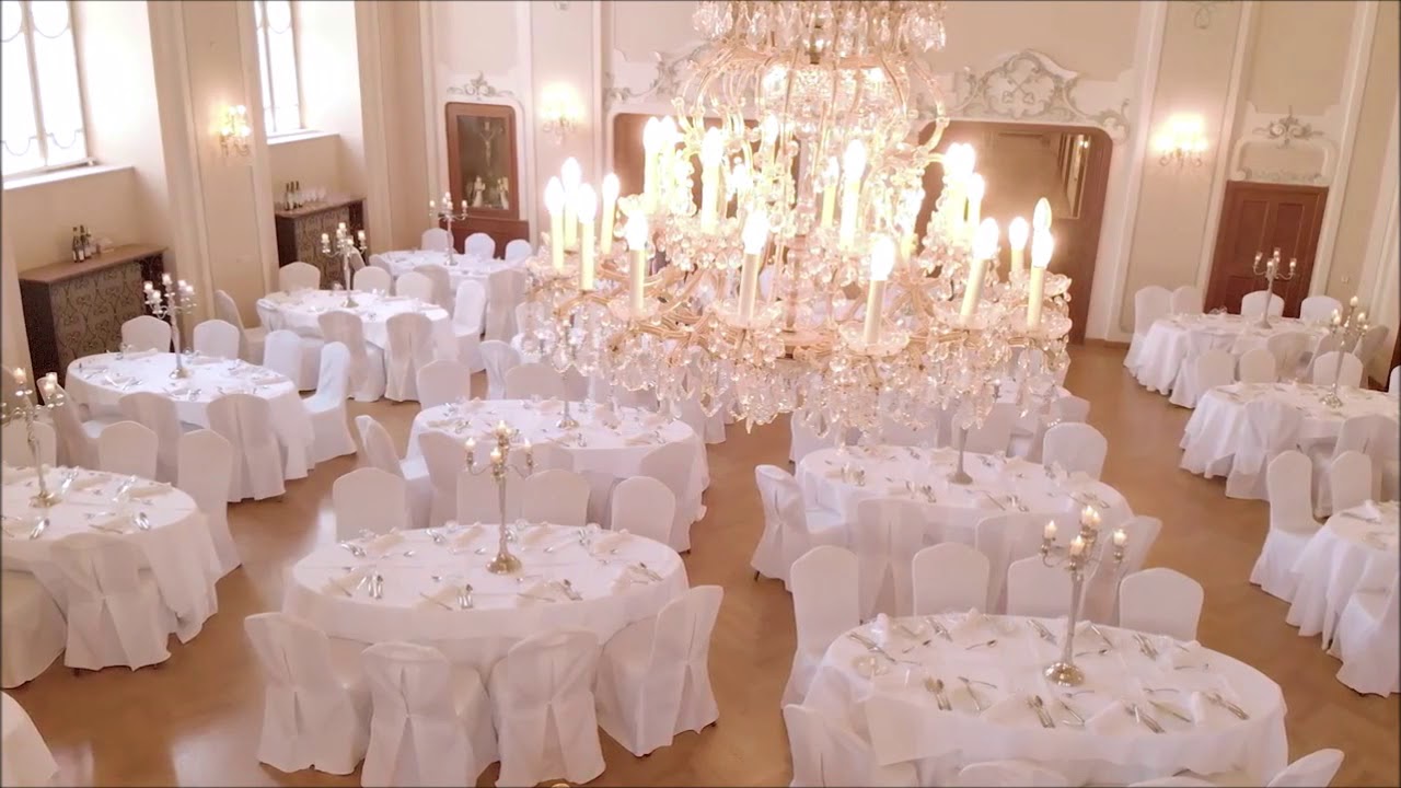 Most beautiful concert hall in Salzburg /  The Baroque Hall St. Peter anno 803