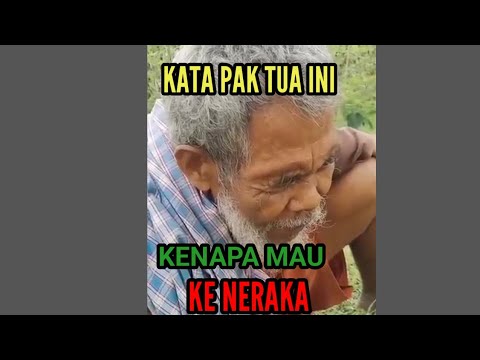 Bertanya kepada pak tua apakah pak tua sholat