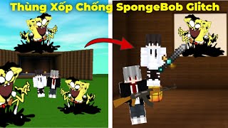 EGHNOW CÙNG OVO THỬ THÁCH 24H XÂY THÙNG XỐP CHỐNG SPONGEBOB GLITCH👾🖤