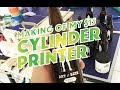 DIY Cylinder Printing machine - Making Of - A cool way to print glasses and beer bottles