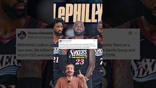 Does LeBron Make The 76ers NBA Title Favorites In 2027? 🏆 #shorts