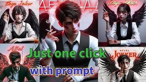 How to Create 3D Ai Smoking Attitude Boy photo editing , how to create 3d ai wings name image #aipho