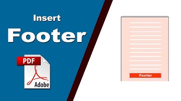 How to Insert Footer Only in PDF with Adobe Acrobat Pro 2020