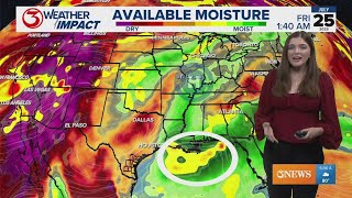 Shaping up to be hot and dry before rain chances return