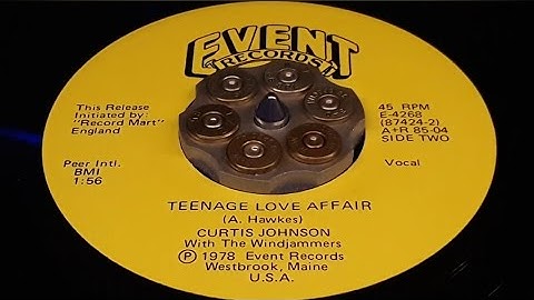 CURTIS JOHNSON WITH THE WINDJAMMERS - TEENAGE LOVE AFFAIR (1957)