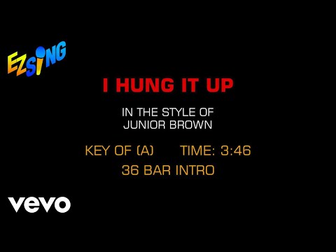 Junior Brown - I Hung It Up (Karaoke)