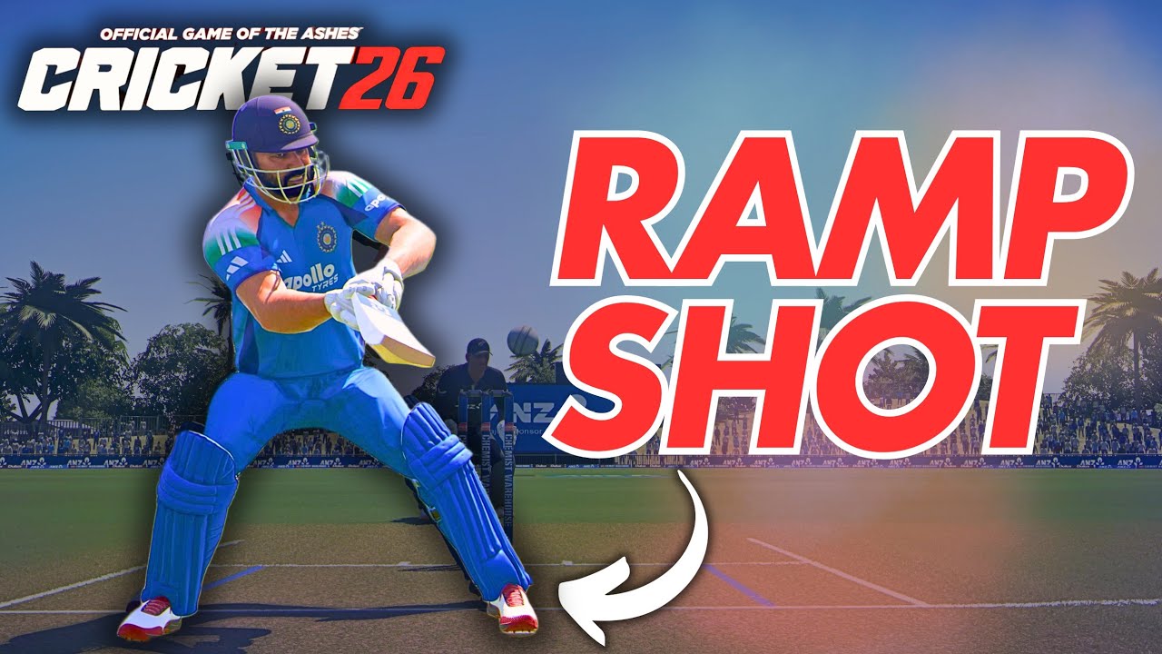 How To Play The RAMP SHOT With PRO & ARCADE CONTROLS || CRICKET 26 ||