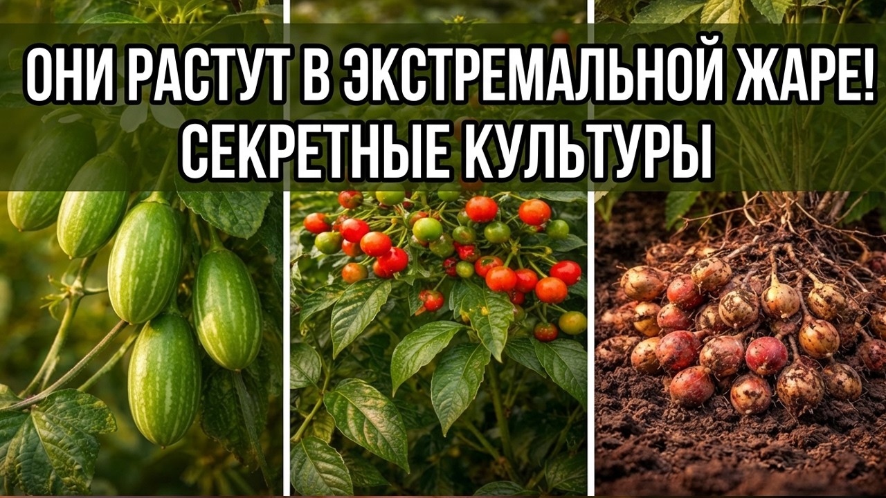 12 культур, которые растут в экстремальной жаре — почему современное сельское хозяйство их