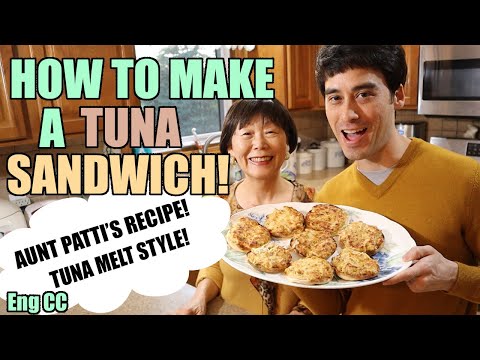 [Eng CC] How to Make a Tuna Sandwich(Tuna Melt Style) 참치 샌드위치 만들기