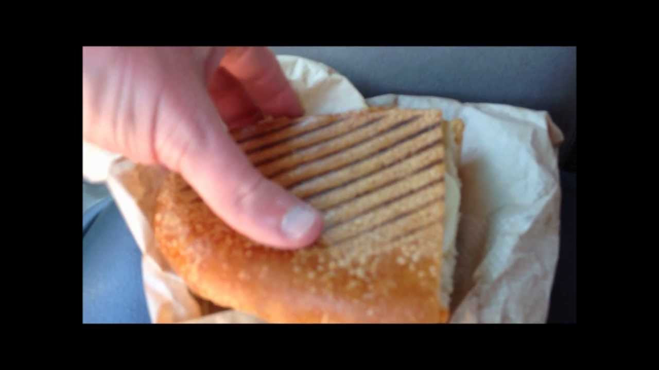 Panera Bread Breakfast Sandwich Review YouTube