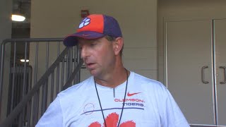 Dabo Swinney breaks down the first scrimmage of the preseason