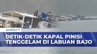 Detik-Detik Kapal Pinisi Dewi Anjani Tenggelam di Labuan Bajo, Seluruh ABK Berhasil Selamatkan Diri