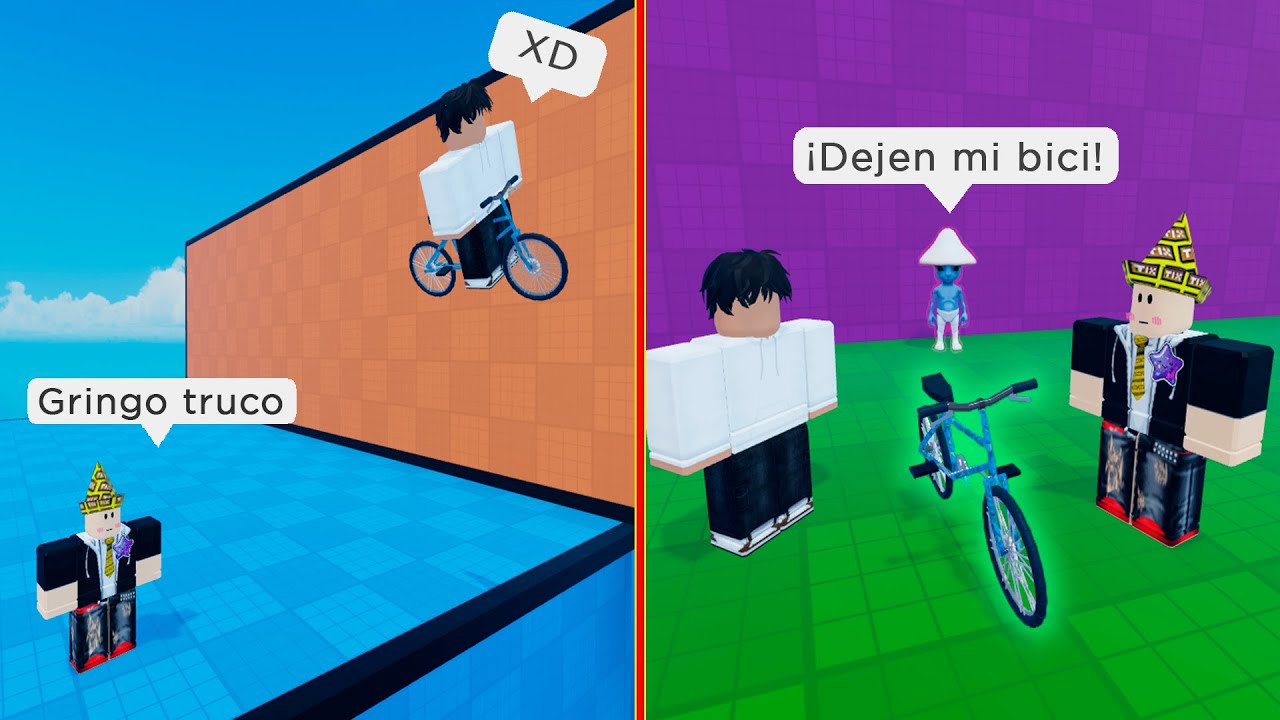 Momentos Divertidos en Obby Con Una Bicicleta 🚲🚴‍♀️ (Roblox) - YouTube