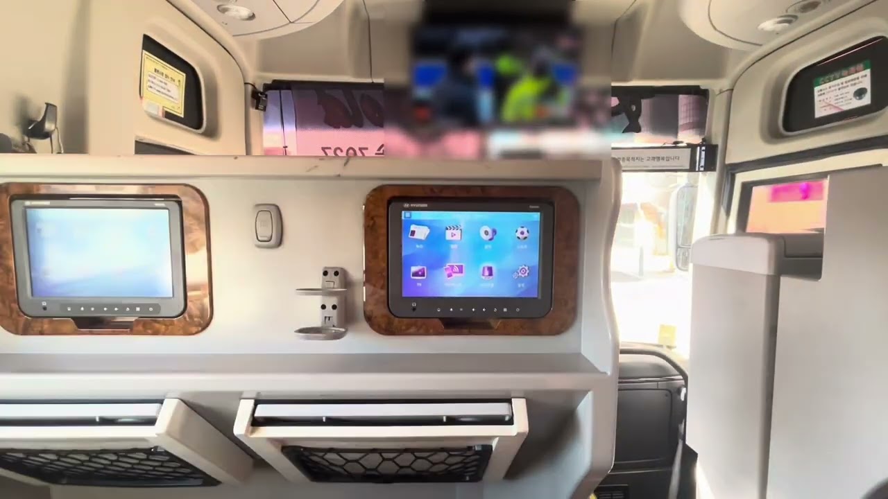 [고속버스] 금호고속 [11:00]유성→서울호남 프리미엄 유성 출발+고속버스 출발 안내방송,도착 안내방송 영상