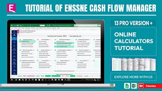 ENSSEN Cash Flow Manager Pro Version Tutorial - Online Calculators